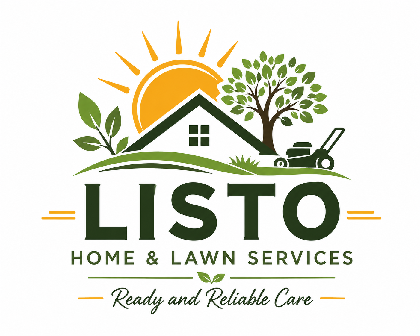 Listo Home & Lawn Services logo
